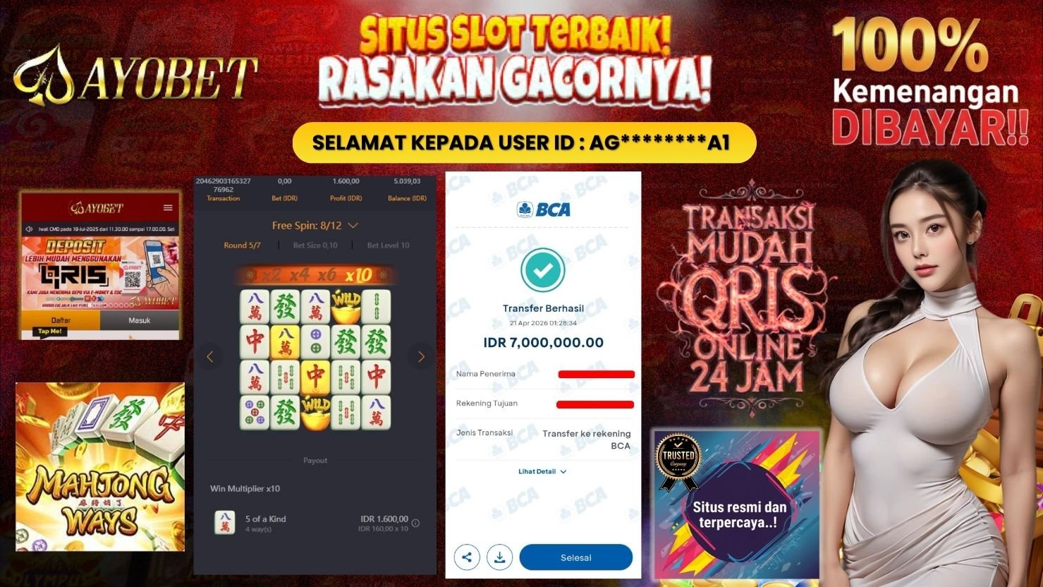 AYOBET JACKPOT SLOT MAHJONG WAYS
